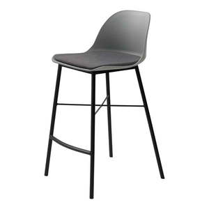 Sivá barová stolička Unique Furniture Whistler vyobraziť