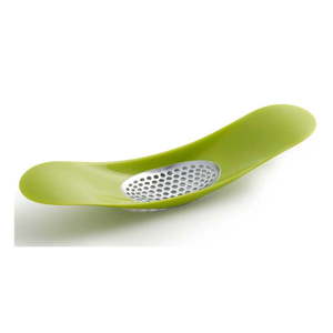 Zelené kolískové stláčadlo na cesnak Joseph Joseph Garlic Rocker vyobraziť