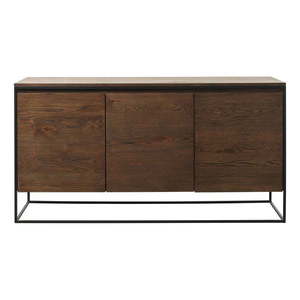 Komoda s detailmi v dubovom dekore Unique Furniture Rivoli vyobraziť