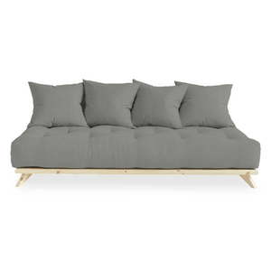 Pohovka so sivým poťahom Karup Design Senza Natural/Grey vyobraziť