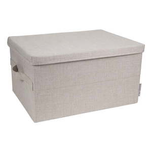 Béžový látkový úložný box s vekom 34x45x25 cm Soft Storage – Bigso Box of Sweden vyobraziť