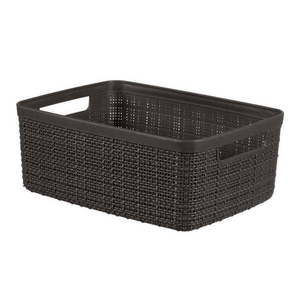 Tmavosivý úložný košík Curver Jute, 5 l vyobraziť