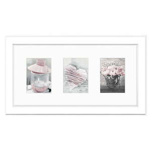 Biely rám na fotografiu Styler Malmo, 46 x 23 cm vyobraziť