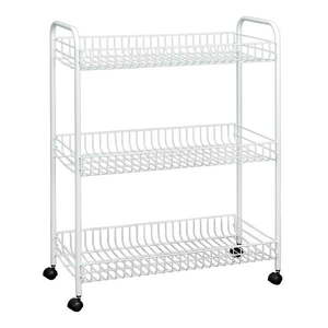 Trojposchodový pojazdný stojan do kúpeľne Metaltex Laundry, 31 × 84 cm vyobraziť
