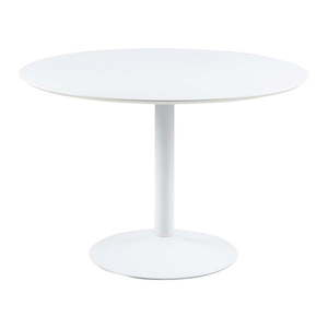 Biely okrúhly jedálenský stôl Actona Ibiza, ⌀ 110 cm vyobraziť