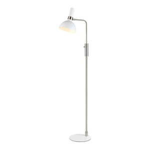 Biela stojacia lampa Markslöjd Larry vyobraziť