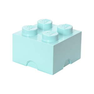 Svetlomodrý úložný box štvorec LEGO® vyobraziť