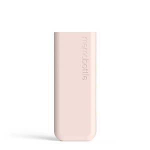 Ružové silikonové puzdro na fľašu SLIM Memobottle Sleeve vyobraziť