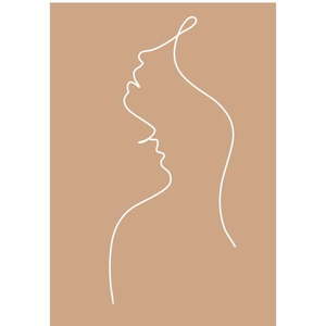 Plagát 29x41 cm Lovers Line Art – Veronika Boulová vyobraziť