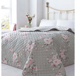 Pléd na posteľ Catherine Lansfield Canterbury Rose, 240 × 260 cm vyobraziť