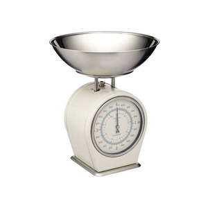 Krémovobiela kuchynská váha Kitchen Craft Living Nostalgia, nosnosť 4 kg vyobraziť