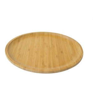 Bambusový servírovací podnos Bambum Penne, ⌀ 28 cm vyobraziť