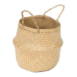 Svetlý úložný košík z morskej trávy Compactor, ⌀ 27 cm vyobraziť