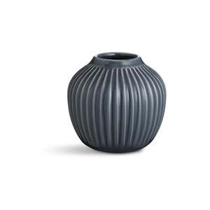 Antracitová kameninová váza Kähler Design Hammershoi, výška 12, 5 cm vyobraziť