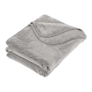 Svetlosivý pléd Tiseco Home Studio Horsestitch, 130 × 170 cm vyobraziť