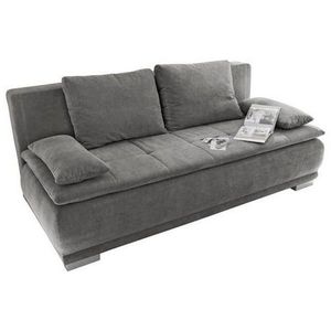 MID.YOU ROZKLADACIA POHOVKA, textil, kompozitné drevo, sivá - sivá vyobraziť