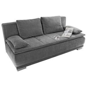 MID.YOU ROZKLADACIA POHOVKA, textil, kompozitné drevo, tmavosivá vyobraziť