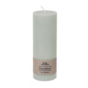 Tyrkysovomodrá sviečka Eco candles by Ego dekor Friendly, doba horenia 60 h vyobraziť