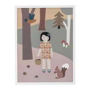 Nástenný plagát v bielom ráme Bloomingville Mini Gytta Frame, 32 x 42 cm vyobraziť