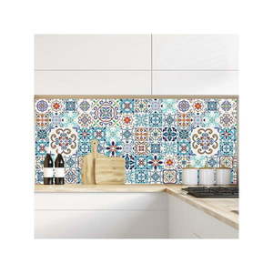 Sada 60 nástenných samolepiek Ambiance Tiles Azulejos Antibes, 10 × 10 cm vyobraziť
