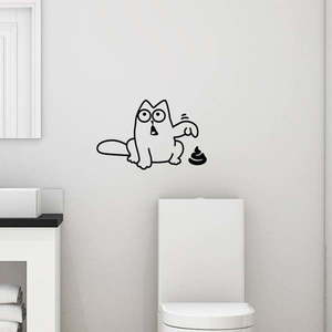 Samolepka Ambiance Funny Cat vyobraziť