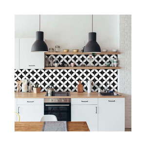 Sada 60 nástenných samolepiek Ambiance Wall Decal Cement Tiles Aniello, 15 × 15 cm vyobraziť
