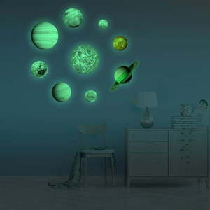 Súprava 9 nálepiek Ambiance Solar System vyobraziť