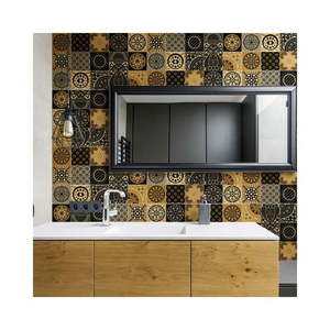 Sada 15 nástenných samolepiek Ambiance Wall Decals Azulejos Tiles San Juan, 10 × 10 cm vyobraziť