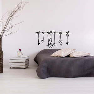 Samolepka Ambiance Love Headboard vyobraziť