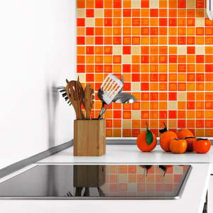 Súprava 9 dekoratívnych samolepiek na stenu Ambiance Mosaics, 10 × 10 cm vyobraziť