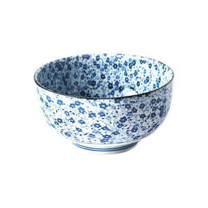 Modro-biela keramická miska na udon MIJ Daisy, ø 16 cm vyobraziť