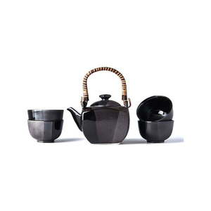 Čierny čajový set MIJ Gunmetal vyobraziť