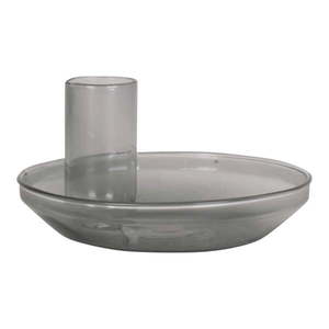 Sivý sklenený svietnik PT LIVING Tub vyobraziť