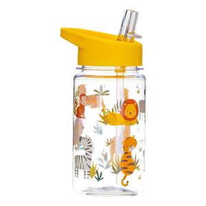 Detská fľaša na vodu so slamkou Sass & Belle Drink Up Safari, 400 ml vyobraziť