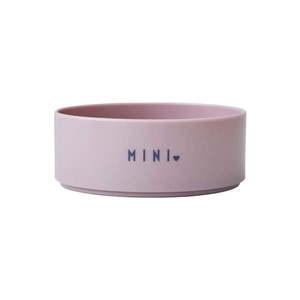 Ružová detská miska Design Letters Mini Sweetheart, 11 cm vyobraziť