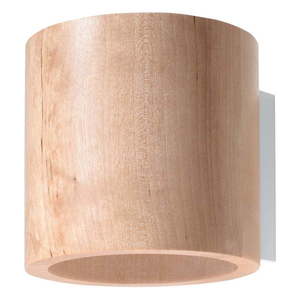 Drevené nástenné svietidlo Nice Lamps Roda vyobraziť