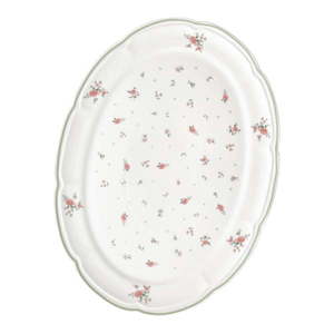 Biely porcelánový podnos Brandani Nonna Rosa vyobraziť