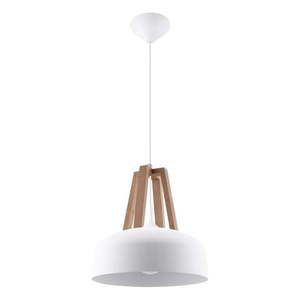 Biele závesné svietidlo Nice Lamps Olla vyobraziť