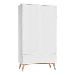 Biela detská šatníková skriňa Pinio Swing, 100 x 200 cm vyobraziť