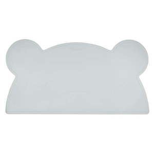 Svetlomodré silikónové prestieranie Kindsgut Bear, 48 x 25 cm vyobraziť