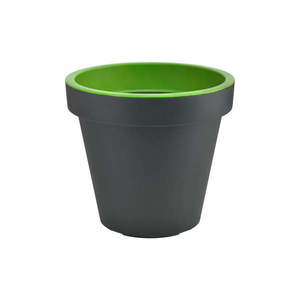 Sivo-zelený kvetináč Gardenico Metro Twist, 29, 5 cm vyobraziť