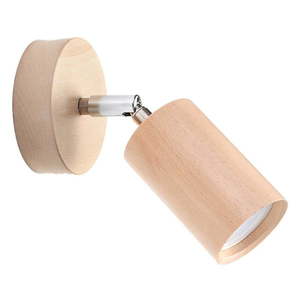 Drevené nástenné svietidlo Nice Lamps Ludwik vyobraziť