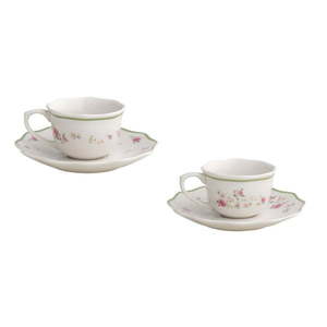 Biele porcelánové šálky v súprave 2 ks na espresso 90 ml Nonna Rosa – Brandani vyobraziť