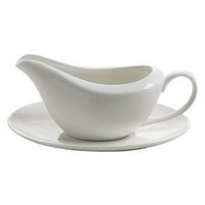 Biely porcelánový lievik na omáčku Maxwell & Williams Basic, 260 ml vyobraziť