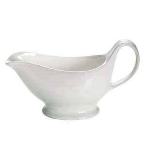 Biely porcelánový lievik na omáčku Maxwell & Williams Basic, 400 ml vyobraziť