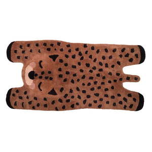 Detský bavlnený ručne vyrobený koberec Nattiot Little Cheetah, 65 x 125 cm vyobraziť