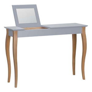Sivý toaletný stolík so zrkadlom Ragaba Dressing Table, dĺžka 105 cm vyobraziť