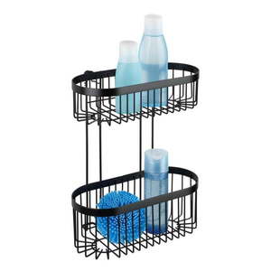 Čierny nástenný košík Wenko Classic Plus 2 Tier vyobraziť