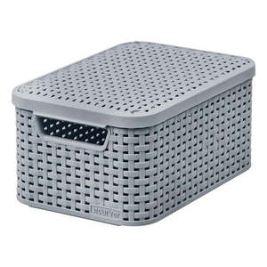 Sivý plastový úložný box s vekom 20x29x14 cm Style – Curver vyobraziť