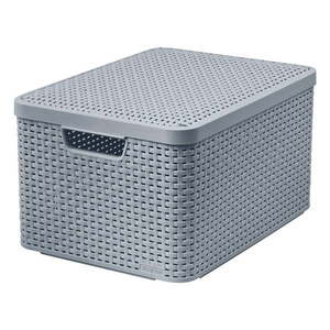 Sivý plastový úložný box s vekom 33x44, 5x25 cm Style – Curver vyobraziť
